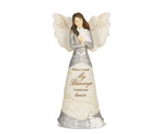 Pavilion Gift Company 82339 Elements Count Your Blessings, Engelsfigur, 19 cm