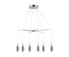 Eglo Stehleuchte, Silber/Schwarz