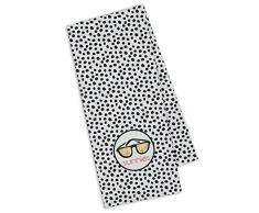Design Imports Ananas und Palmen Tisch Linens Cape Cod 18 x 28 - Dishtowel 2-Pack Sunnies Shades Embellished