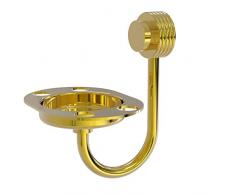 Allied Brass Venus Collection Groovy Accents Tumbler Toothbrush Holder, Polished Brass