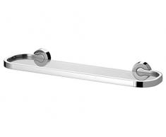 Bisk 05305 Ventura Glasablage Verchromt, 45.8 x 5 x 12.7 cm