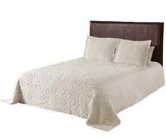 Beatrice Home Fashions Hochzeit Ring Chenille Tagesdecke, Volle Größe