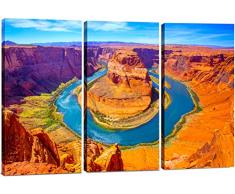 Leinwand Wand Art Decor – 12 x 24 3-teiliges Set (Gesamt 61 x 91,4 cm) – Natur Landschaft – Dekoratives und modernes Multi Panel Split Leinwand Prints für Esszimmer- und Wohnzimmer, Küche, Bad, Schlafzimmer und