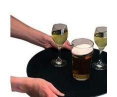 Winware 40,6 cm rund rutschfeste Tablett für die Bar – Fiberglas Material (extrem Effektive Antirutsch-Oberfläche)