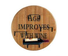 SmartLiving Alter verbessert mit Wein rund Holz Weinregal