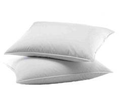 Highland Feather Manufacturing Picardie Daunenkissen, 570 g Level 2 Standard weiß