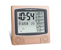 Muslim Digital Azan Alarm Tisch Uhr ha-4010 227*32*215mm Gold