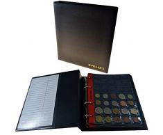 PELLERS | Sammelalbum für 275 Münzen: 5+5 Münzhüllen, Für 175 Münzen bis zu Ø 23mm und Für 100 Münzen bis zu Ø 31mm. Münzalbum M.