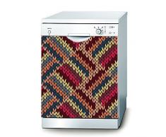 Decusto – Cloth Pattern Aufkleber für Geschirrspüler