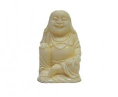StealStreet 4,4 cm weiß sitzend Buddha Figur