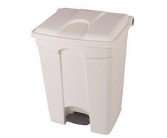 Probbax Treteimer, Plastik, weiß, 41 x 39 x 43 cm