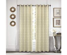 Sunclipse Fenstervorhang mit Spalier Textur, 137 x 95, Mehrfarbig