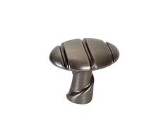 Berenson Nancy Collection Designer ovale Form Schrank Knauf, 1–7/40,6 cm Länge, Vintage Nickel