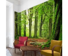 Apalis 94973 Vlies / Fototapete Mighty Beech Trees Breit | Vlies Tapete Wandtapete Wandbild Foto 3D Fototapete für Schlafzimmer Wohnzimmer Küche | Größe: 290x432 cm