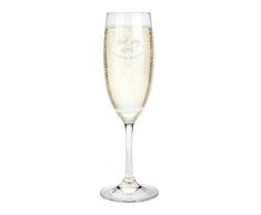 True Best Day Ever Champagner-Glas, transparent rosé, Prosecco Gläser