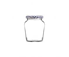 Kilner Geschwungenes Drehverschluss Glas 260 ml Einmachglas, Transparent