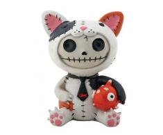 Furry Bones Calico-Mao Mao Sammlerstück Katze Skelett Figur Figur aus Harz New größer