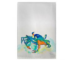 Betsy Drake GT107 Gästetuch, Krabbenmotiv, Orange