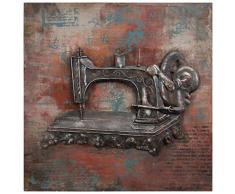 Empire Art Direct Empire Art Nähen Primo Mixed Media handbemalte Skulptur Eisen Wand Décor