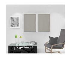 Soleil docre Noemie Scheibengardine, Voile, Polyester, Ecru, 60 x 90 cm