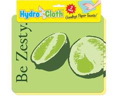 Be Zesty Hydro Tücher | Umweltfreundlich Schwamm Tücher | wiederverwendbar Schwedische Gericht Tücher | Set 2 bedruckte Schwamm cloths| Küche, Bad, Auto | ersetzt 30 Rollen von Papier Handtücher | Maschine Waschen