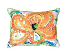 Betsy Drake SN083 Nackenkissen, 28 x 36 cm, Orange