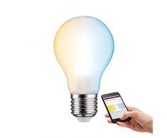 Paulmann 50392 SmartHome LED Lampe ZigBee AGL Filament TunableWhite Allgebrauchslampe 7 Watt dimmbar Leuchtmittel Matt effizientes Licht Goldlicht bis Tageslichtweiß 2200-6500 K E27