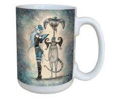 Tree-Free Greetings lm43568 Skurril die Ever Dapper Mister Spindel unten Keramik Becher mit Henkel Volle Größe von Amy Brown, 15-Ounce