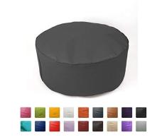 Hand Fotos Sitzhocker XL 65 x 65 x 35 (grau)