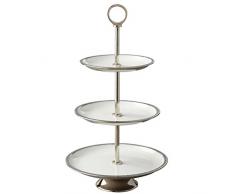 Elégance Elegance 3-Tier-emailierten Buffet Servieren Ständer