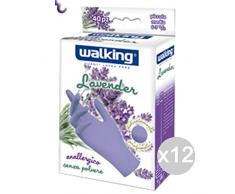 Walking Set 12 Waschhandschuhe 40 Lavan 6/7 Pi-Me Latex Free Hausreinigungswerkzeug Mehrfarbig