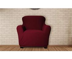 Quick Fit Hanover Stretch Samt Stuhlhusse Merlot, Chair Cover