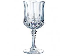 Cristal DArques Longchamp Wasserkrug Glaswaren, Set von 4 Diamax Likörgläser