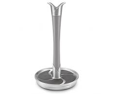 Polder Digitales Ofenthermometer, Fleur, Träne Küchenpapierhalter, Grau