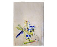 Betsy Drake GT387 Gästetuch, Libelle, Blau