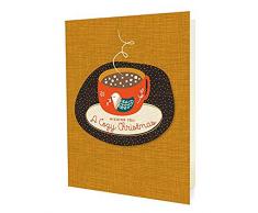 Night Owl Paper Goods Weihnachtskarten, Motiv Nachteule, 10 Stück