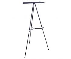 Us Art Supply Boardroom 66 Tall Large Jumbo Black Aluminum Flipchart Display & Presentation Easel by