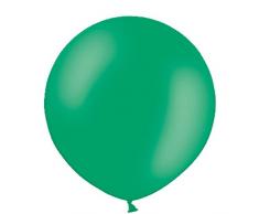 amscan 60 cm 3-Teilig Metallic Premium Latex Luftballons, Fresh Green