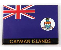 CAYMAN Inseln Flagge Karibik Kühlschrank Collector s Souvenir Magnet 6,3 x 8,9 cm