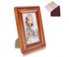 AIRGINE Bilderrahmen aus massivem Holz, 117 cm, Plexiglas, für Tisch und Wand