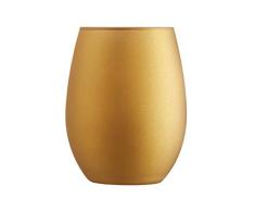 Chef & Sommelier ARC N6677 Primary Gold Trinkglas, Wasserglas, Saftglas, 350ml, Krysta Kristallglas, gold, 6 Stück