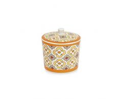 Egan Zuckerdose, Porzellan, Elfenbeinfarben, Small