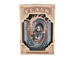 Dragon Lady in Chains Flachmann