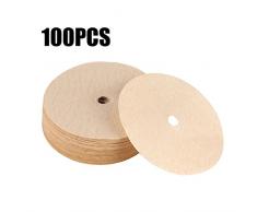 huhushop 100 Stück Vietnam Kaffeefilter Papier Kaffeemaschine Filter Burly Wood No Bleach for Vietnam Töpfe