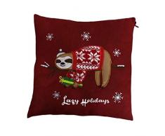 Merry Slothmas! - Darling Faultier Themed Weihnachten Holiday Decor Geschenk Artikel Landhausstil 16 in Kissenbezug.
