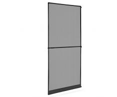 Lichtblick IST.100.210.04 Insektenschutz Fliegengitter für Türen, Drehrahmen Anthrazit