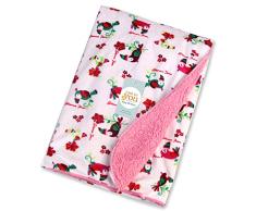 Just to you Babydecke für Neugeborene, weich, warm, für Kinderwagen, Babykörbchen