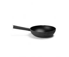 Guzzini Cooking Wok, Attila Veress, 46.5 x 29.5 x H10 cm, Chrom