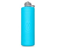HydraPak Flux SoftBottle – Leichte tragbare Wasserflasche zum Laufen und Wandern, zusammenklappbar, Unisex, Faltbare Wasserflasche., GF415HP, Malibu Blau, 50 Ounces