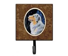 Carolines Treasures SS8382SH4 Starry Night Australian Shepherd Leash Halter oder Schlüsselhaken, klein, Mehrfarbig